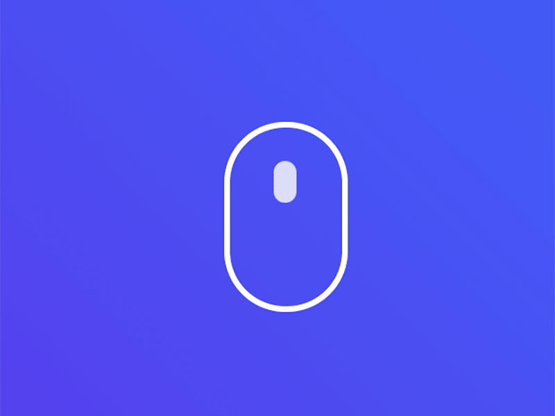 Animated Mouse Scroll Icon
